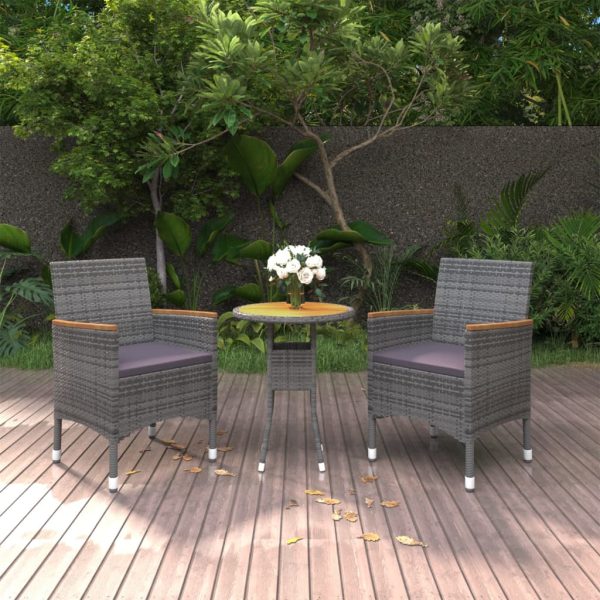 3-Delige Tuinset Poly Rattan - Afbeelding 9