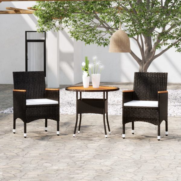 3-Delige Tuinset Poly Rattan