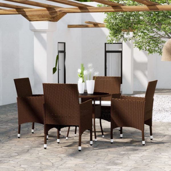 5-Delige Tuinset Poly Rattan - Afbeelding 11