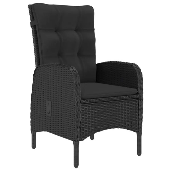 Bistroset Poly Rattan En Glas - Afbeelding 7