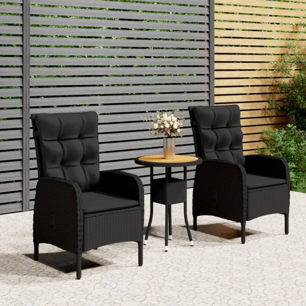 3-Delige Bistroset Poly Rattan - Afbeelding 11