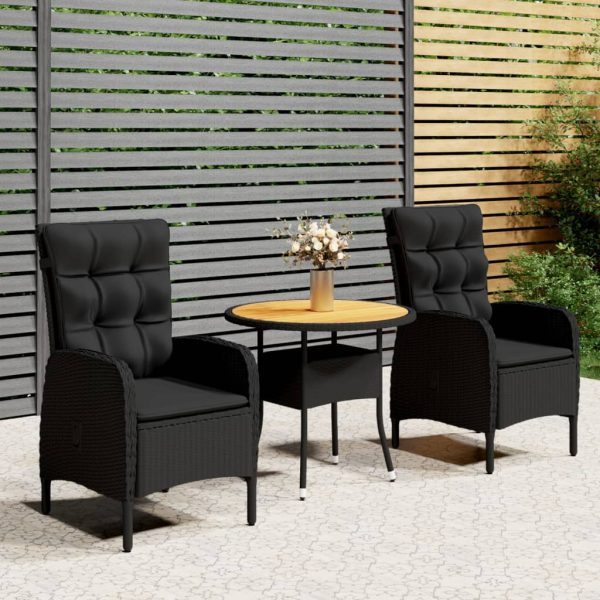 3-Delige Bistroset Poly Rattan - Afbeelding 10