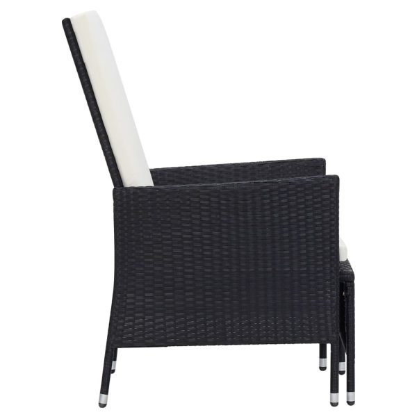 Loungeset Met Kussens Poly Rattan - Afbeelding 5