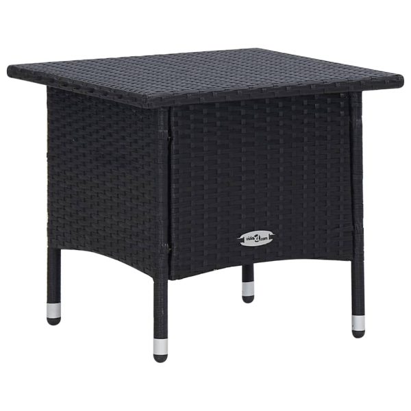 Loungeset Met Kussens Poly Rattan - Afbeelding 8