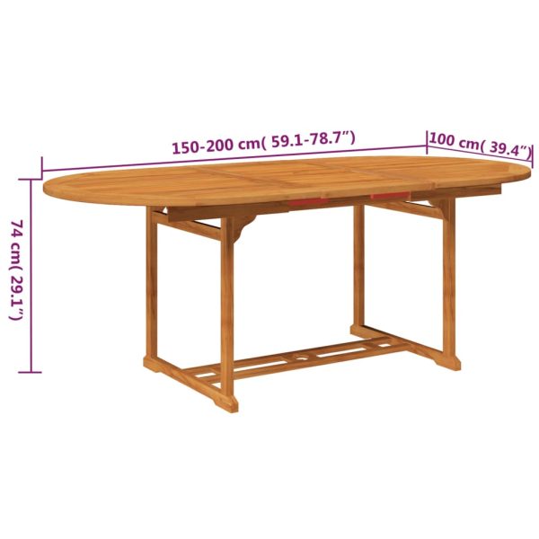 5-Delige Tuinset Massief Acaciahout - Afbeelding 9