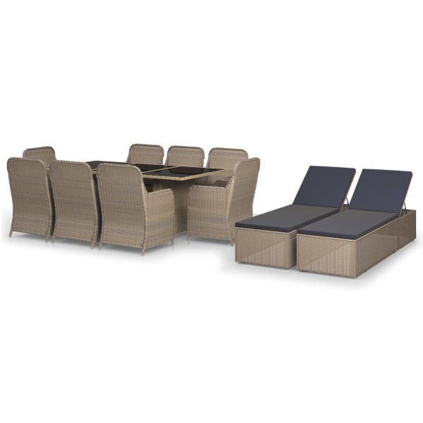 1 Tuinset Poly Rattan - Afbeelding 2