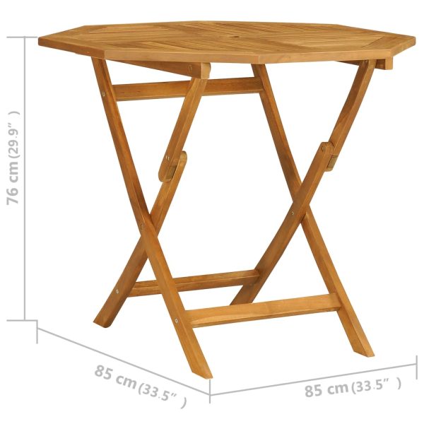 5-Delige Tuinset Massief Teakhout - Afbeelding 9