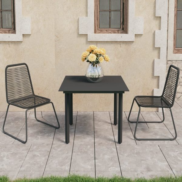 3-Delige Tuinset Pvc-Rattan