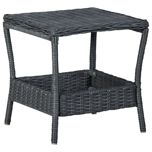 Loungeset Met Kussens Poly Rattan - Afbeelding 3