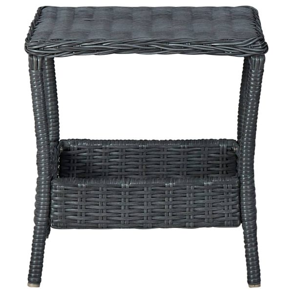 Loungeset Met Kussens Poly Rattan - Afbeelding 4