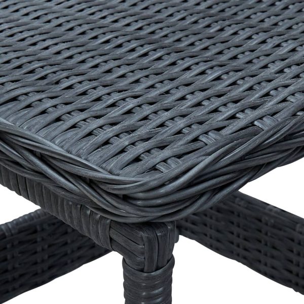 Loungeset Met Kussens Poly Rattan - Afbeelding 6