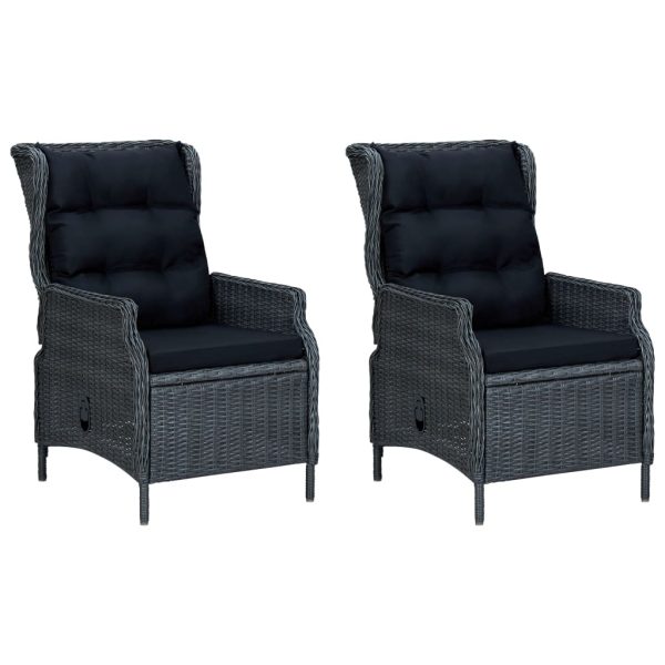 Loungeset Met Kussens Poly Rattan - Afbeelding 7