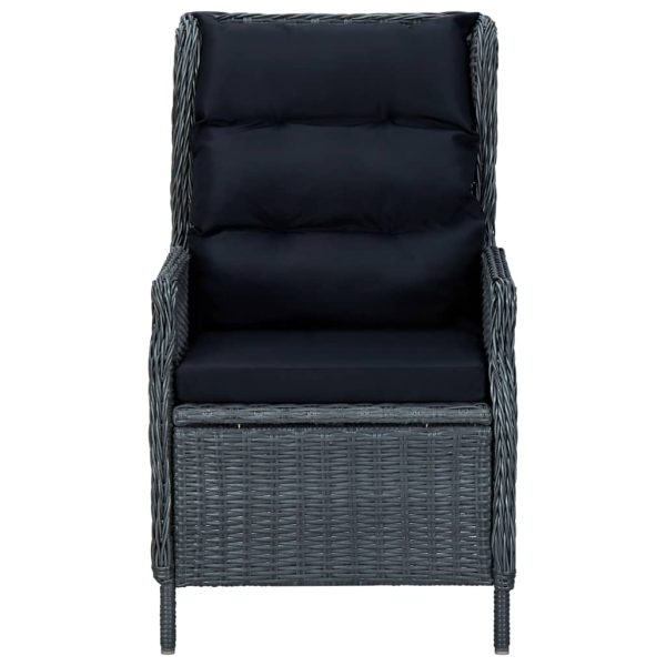 Loungeset Met Kussens Poly Rattan - Afbeelding 8