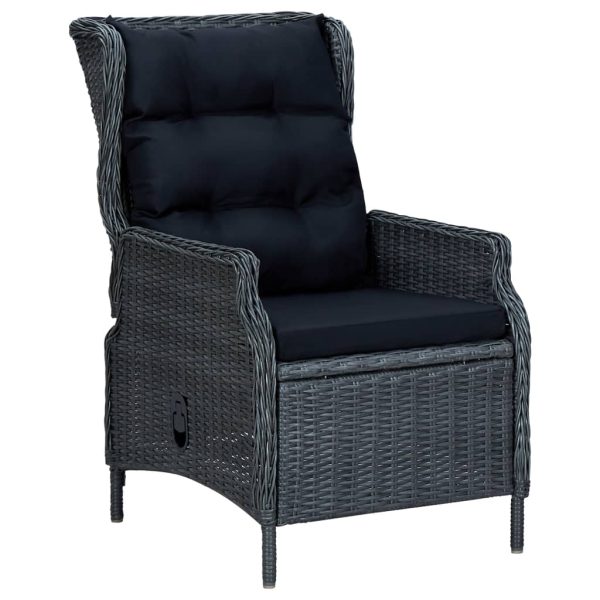 Loungeset Met Kussens Poly Rattan - Afbeelding 9