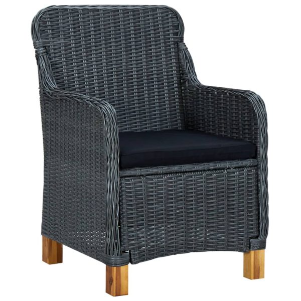 Loungeset Met Kussens Poly Rattan - Afbeelding 3