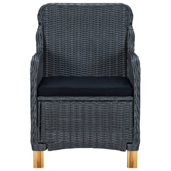 Loungeset Met Kussens Poly Rattan - Afbeelding 5