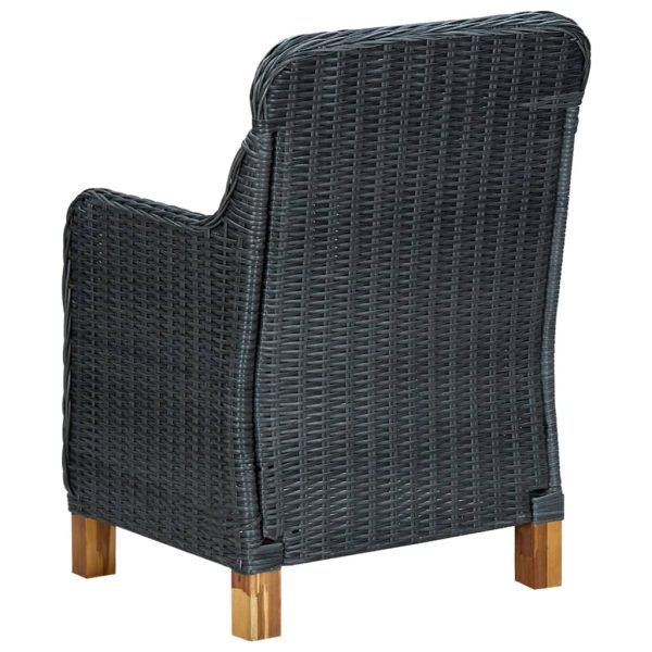 Loungeset Met Kussens Poly Rattan - Afbeelding 7