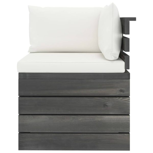 Loungeset Met Kussens Pallet Massief Grenenhout - Afbeelding 9