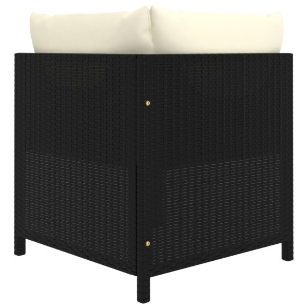 7-Delige Loungeset Met Kussens Poly Rattan - Afbeelding 4