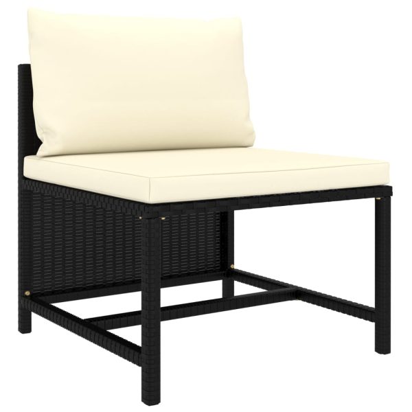 7-Delige Loungeset Met Kussens Poly Rattan - Afbeelding 5