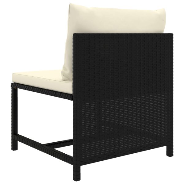 7-Delige Loungeset Met Kussens Poly Rattan - Afbeelding 6