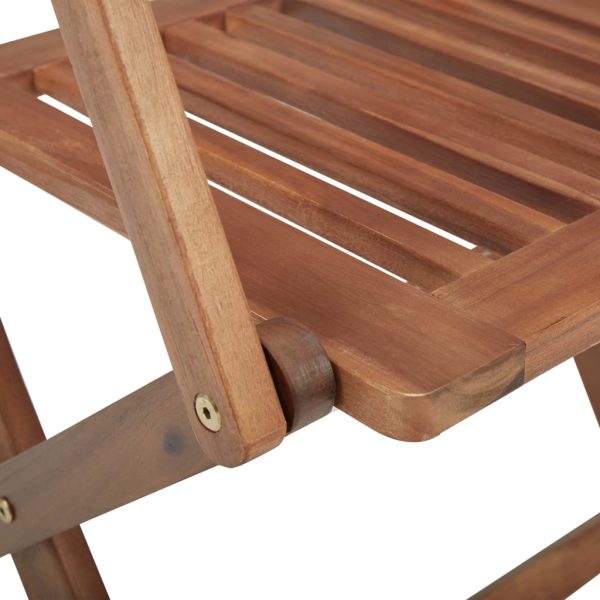 Tuinstoelen Inklapbaar Massief Acaciahout Bruin - Afbeelding 6