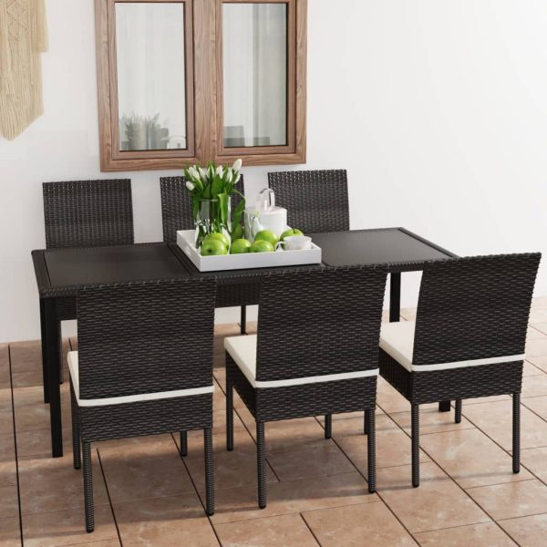 7-Delige Tuinset Poly Rattan