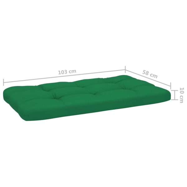 Tuinhoekbank Pallet Geïmpregneerd Grenenhout Groen - Afbeelding 8