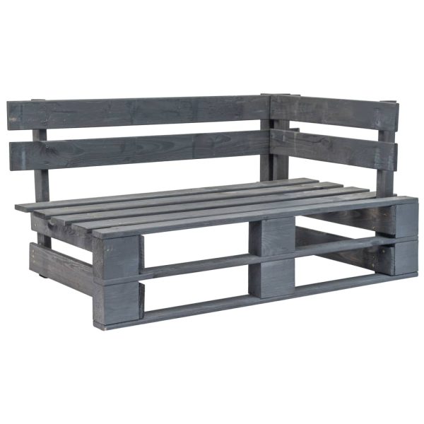 6-Delige Loungeset Pallet Met Kussens Geïmpregneerd Hout Blauw - Afbeelding 2