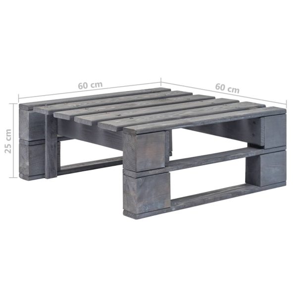 6-Delige Loungeset Pallet Met Kussens Geïmpregneerd Hout Blauw - Afbeelding 6