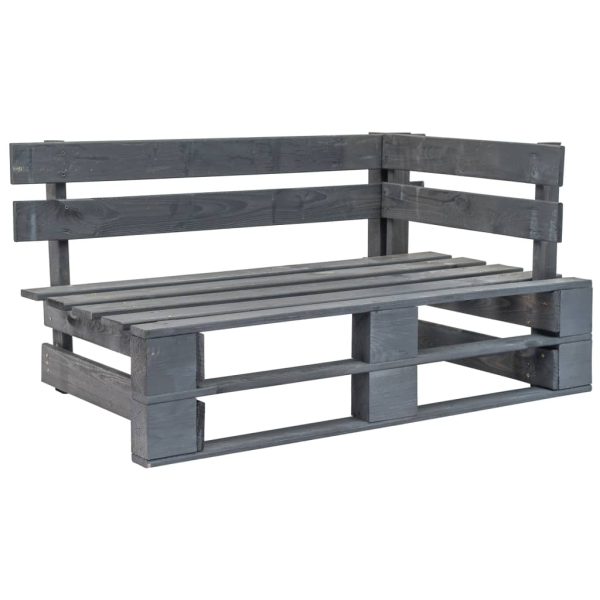 6-Delige Loungeset Pallet Met Kussens Geïmpregneerd Hout Rood Ruitpatroon - Afbeelding 2