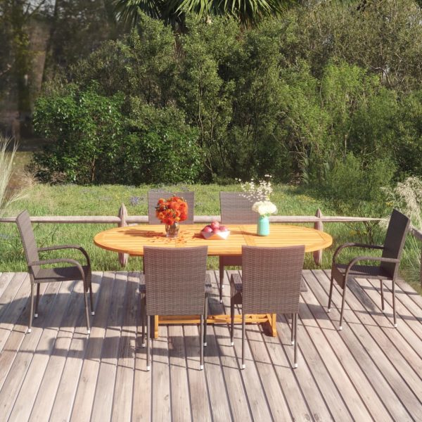 7-Delige Tuinset Poly Rattan