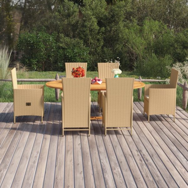 7-Delige Tuinset Poly Rattan - Afbeelding 13