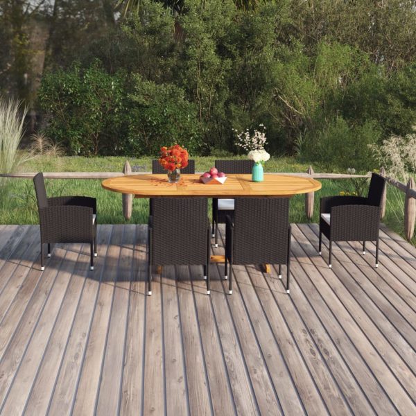 7-Delige Tuinset Poly Rattan