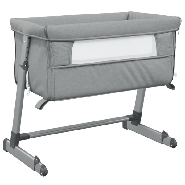 Babybed Met Matras Linnen - Afbeelding 2