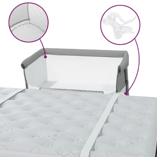 Babybed Met Matras Linnen - Afbeelding 7