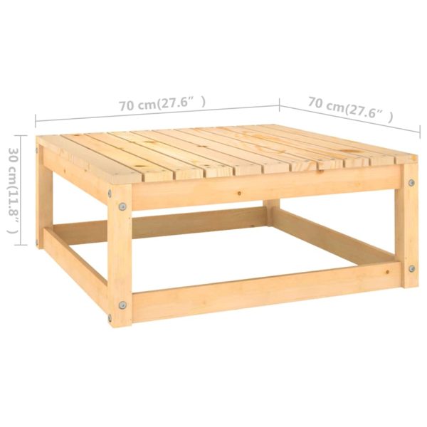 3-Delige Loungeset Massief Grenenhout - Afbeelding 9