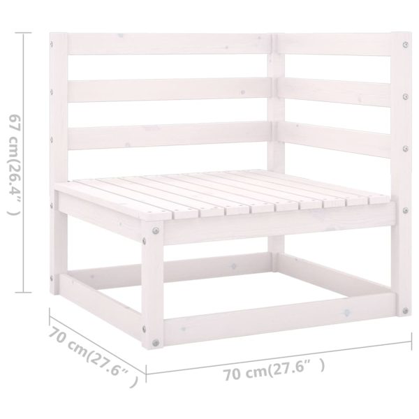 8-Delige Loungeset Met Kussens Massief Grenenhout - Afbeelding 8