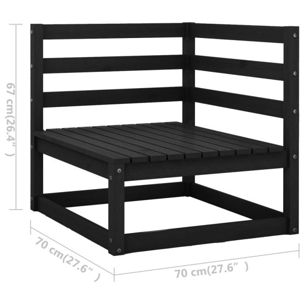 6-Delige Loungeset Met Kussens Massief Grenenhout - Afbeelding 8