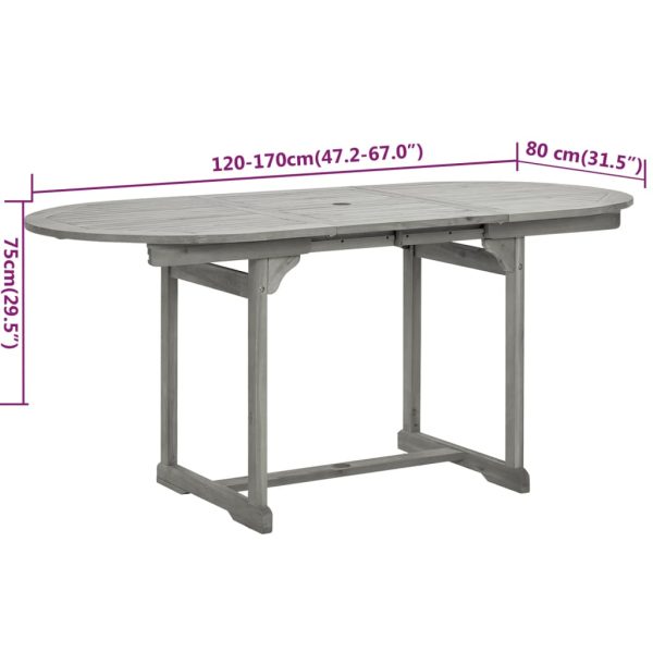 5-Delige Tuinset Massief Acaciahout - Afbeelding 9