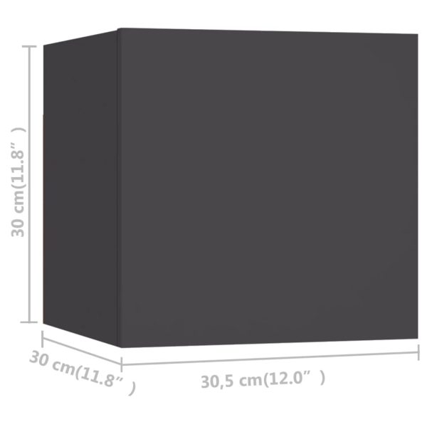 Tv-Wandmeubelen 30,5X30X30 Cm - Afbeelding 5