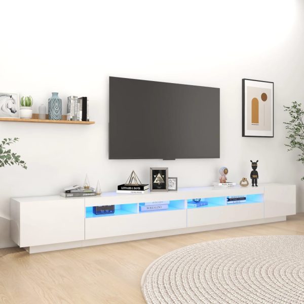 Tv-Meubel Met Led-Verlichting 300X35X40 Cm - Afbeelding 19