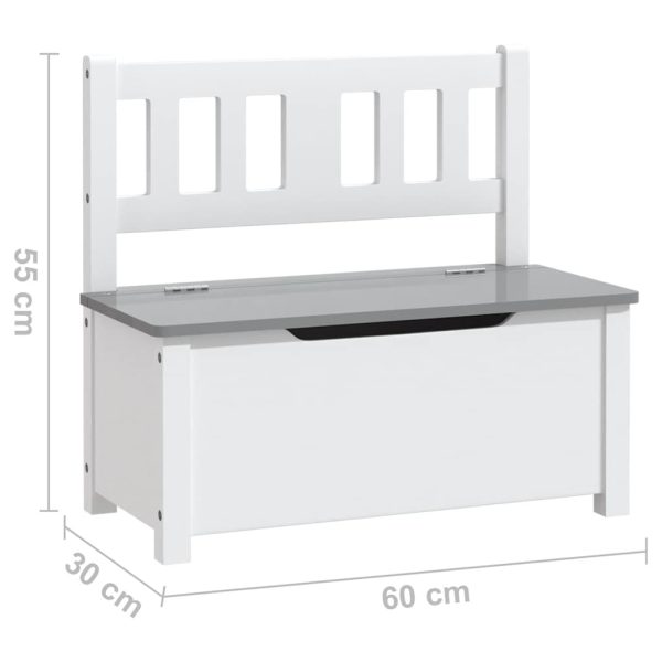 Kinderopbergbankje 60X30X55 Cm Mdf - Afbeelding 7