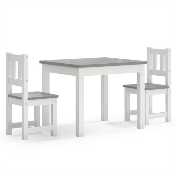 3-Delige Kindertafel- En Stoelenset Mdf - Afbeelding 2