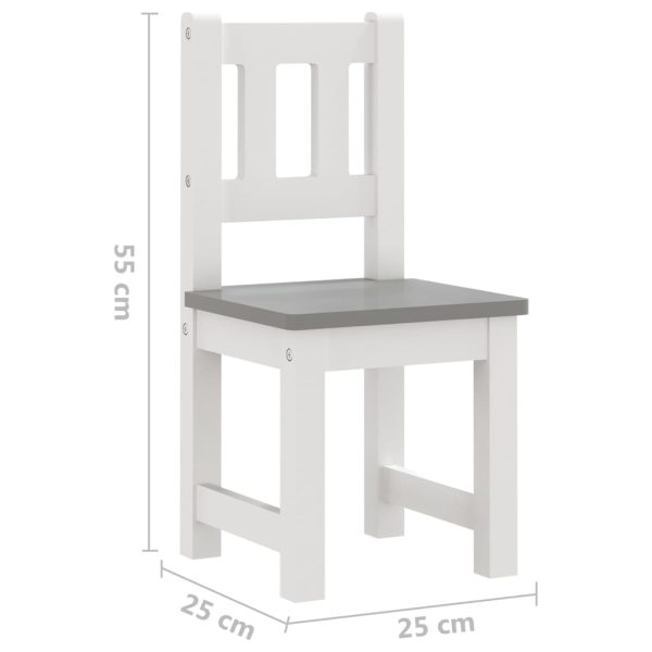 3-Delige Kindertafel- En Stoelenset Mdf - Afbeelding 8