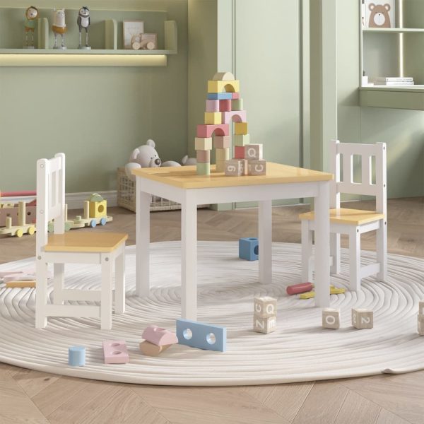 3-Delige Kindertafel- En Stoelenset Mdf - Afbeelding 10