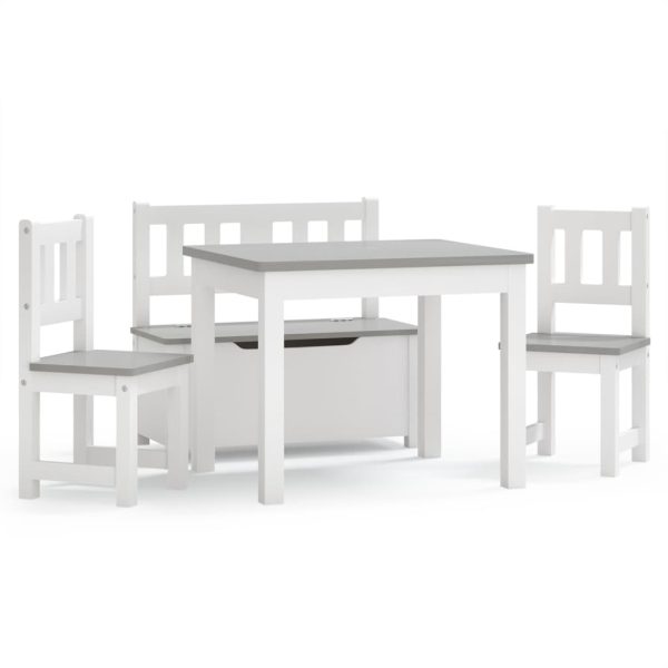 3-Delige Kindertafel- En Stoelenset Mdf - Afbeelding 2