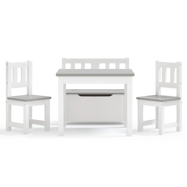 3-Delige Kindertafel- En Stoelenset Mdf - Afbeelding 3