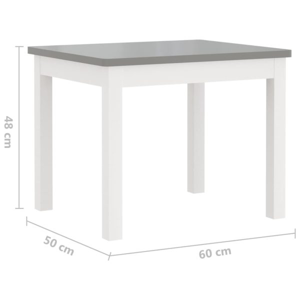 3-Delige Kindertafel- En Stoelenset Mdf - Afbeelding 9