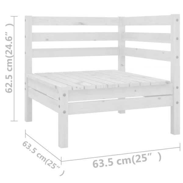 8-Delige Loungeset Massief Grenenhout - Afbeelding 7